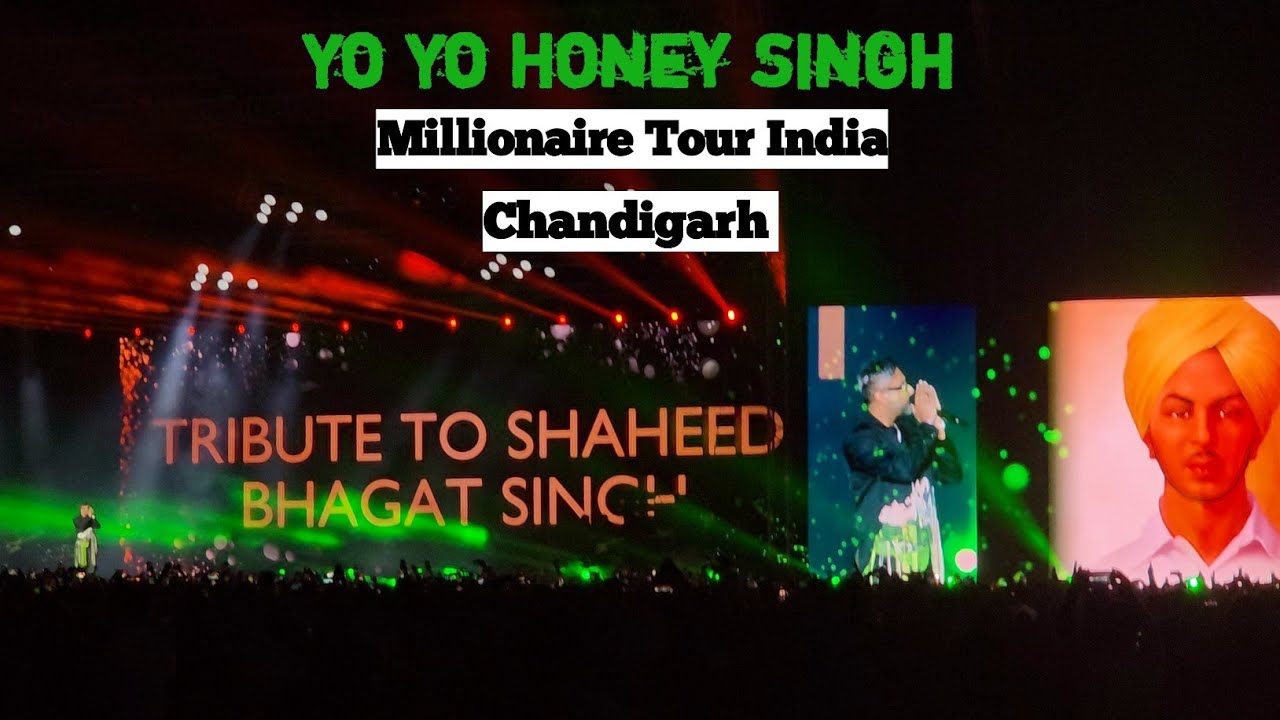 Yo Yo Honey Singh | Millionaire Tour 2025 Chandigarh Concert #bhagatsinghlegend