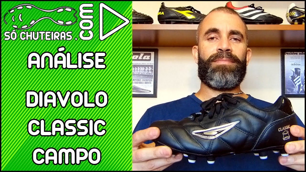 Chuteira Diavolo Classic Campo - Análise - Blog Só Chuteiras
