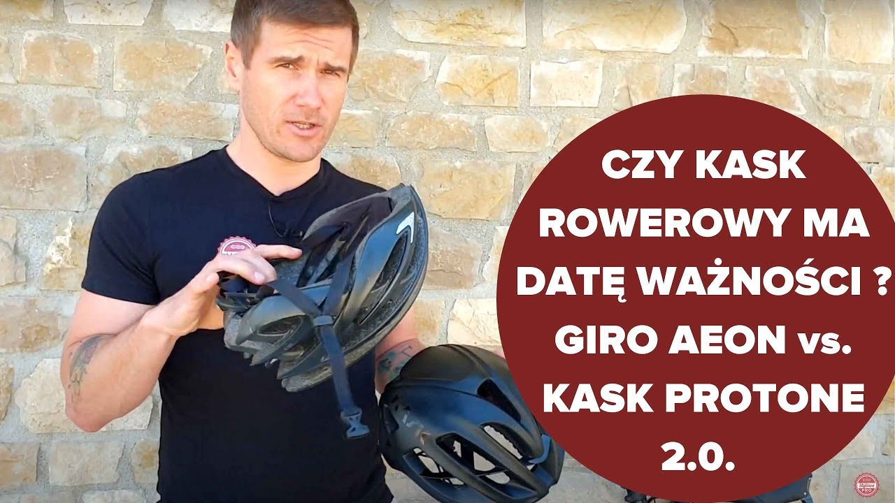 Czy kask rowerowy się starzeje? Jak często go wymieniać? Giro Aeon vs. Kask Protone 2.0.