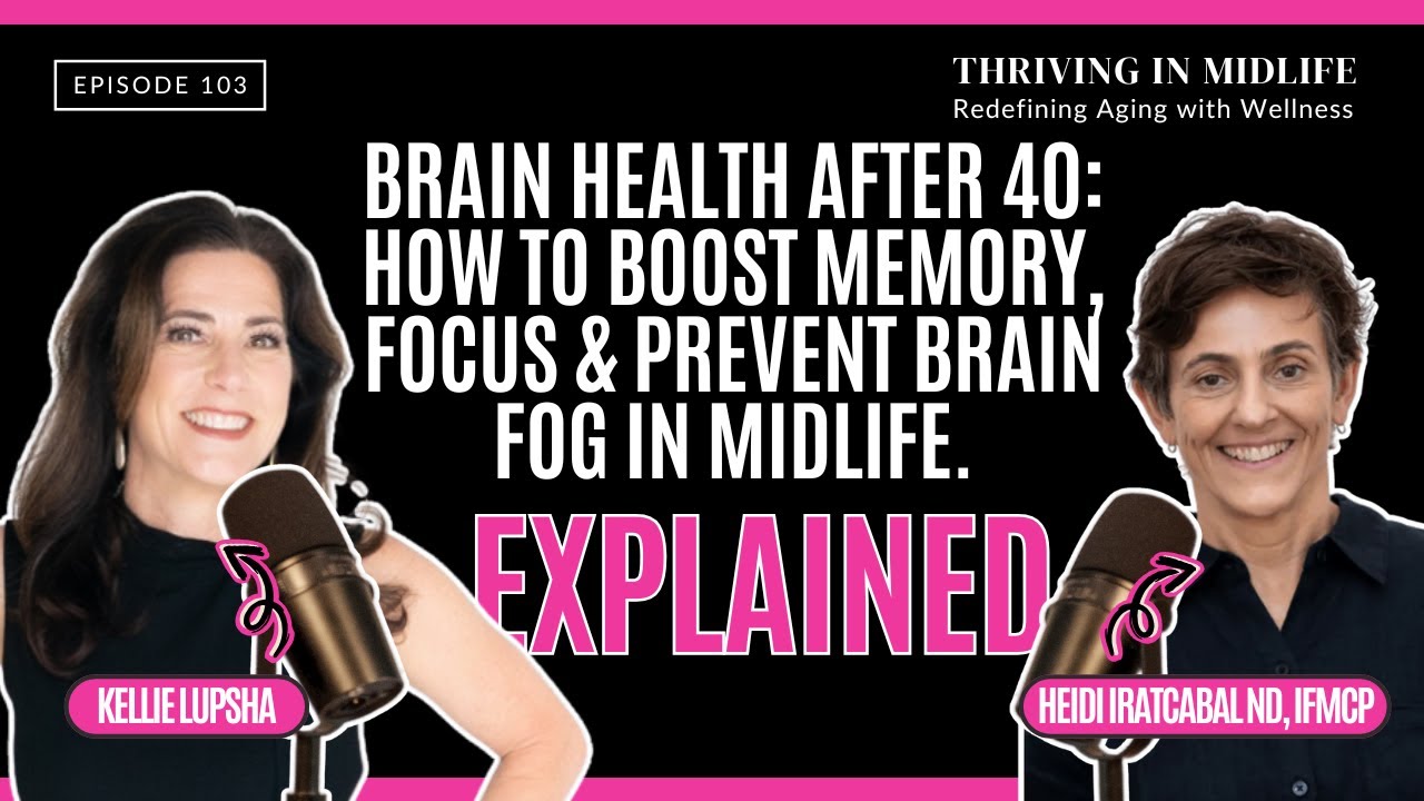 Brain Health After 40: How to Boost Memory, Focus & Prevent Brain Fog in Midlife.