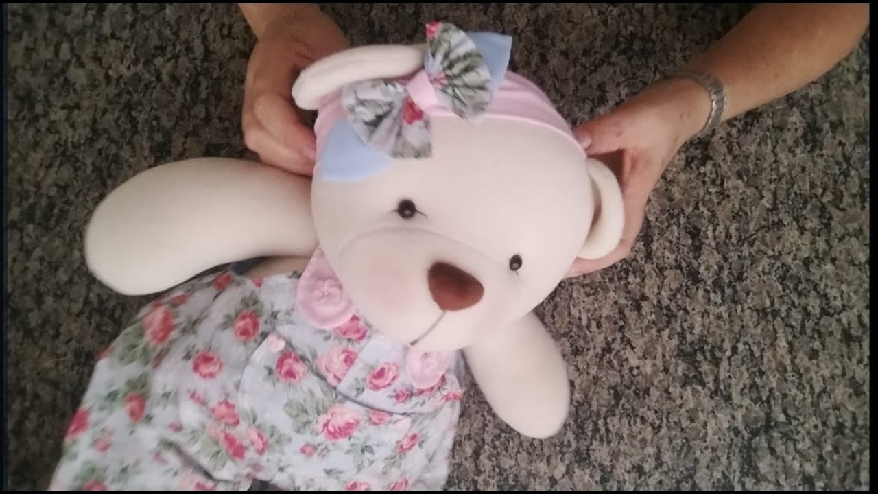 URSA LUNA FLORAL 50CM