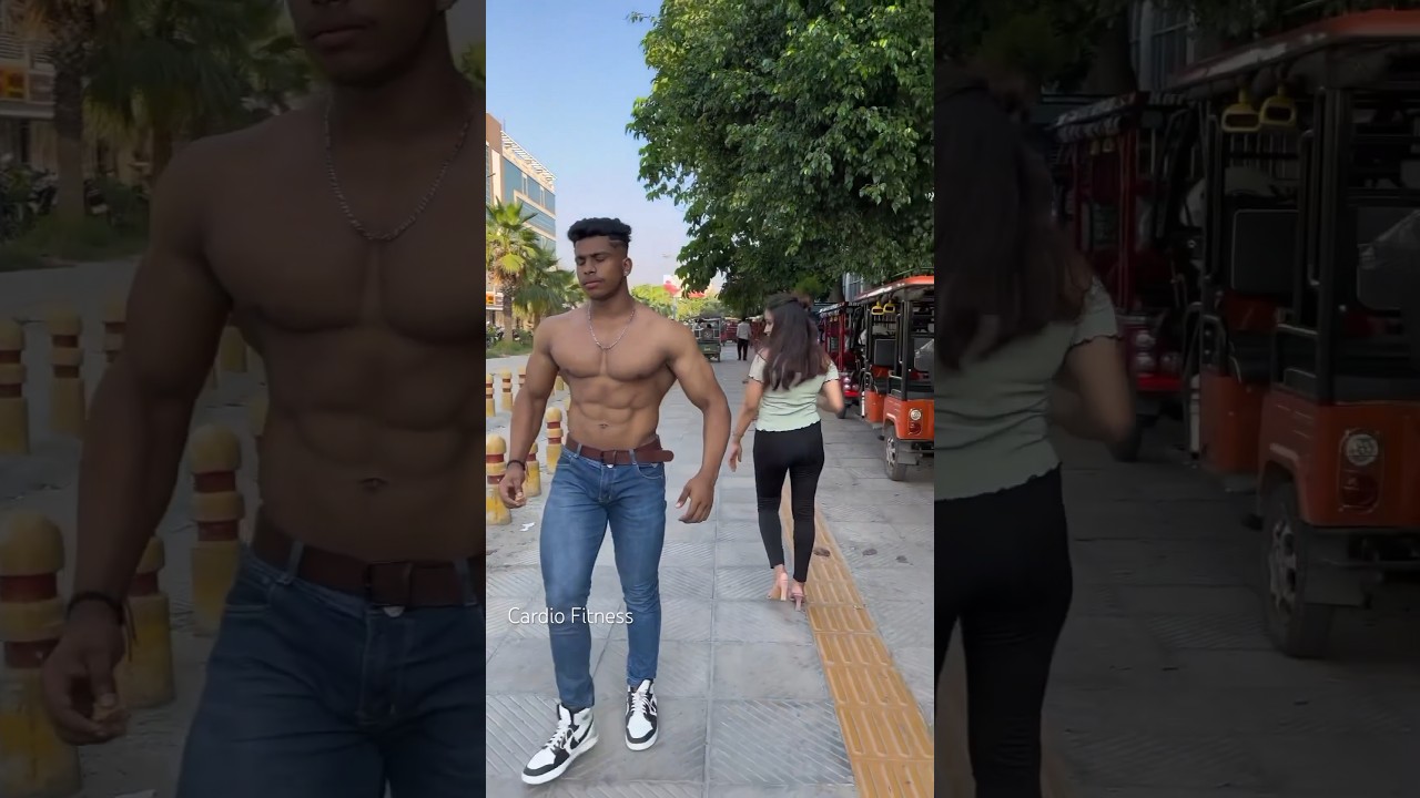 Public reaction on cute girl #gymmotivation #gymlife #fitness #attitude #shorts