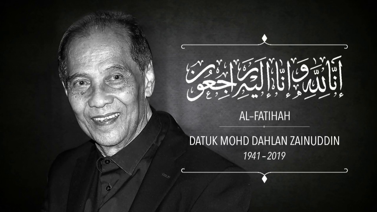 Jenazah Datuk Dahlan Zainuddin dikebumikan di Tanah Perkuburan Islam, Bukit Kiara.