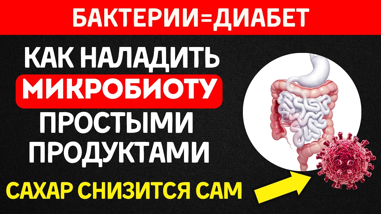 Нарушенный микробиом повышает сахар. Вот как исправить