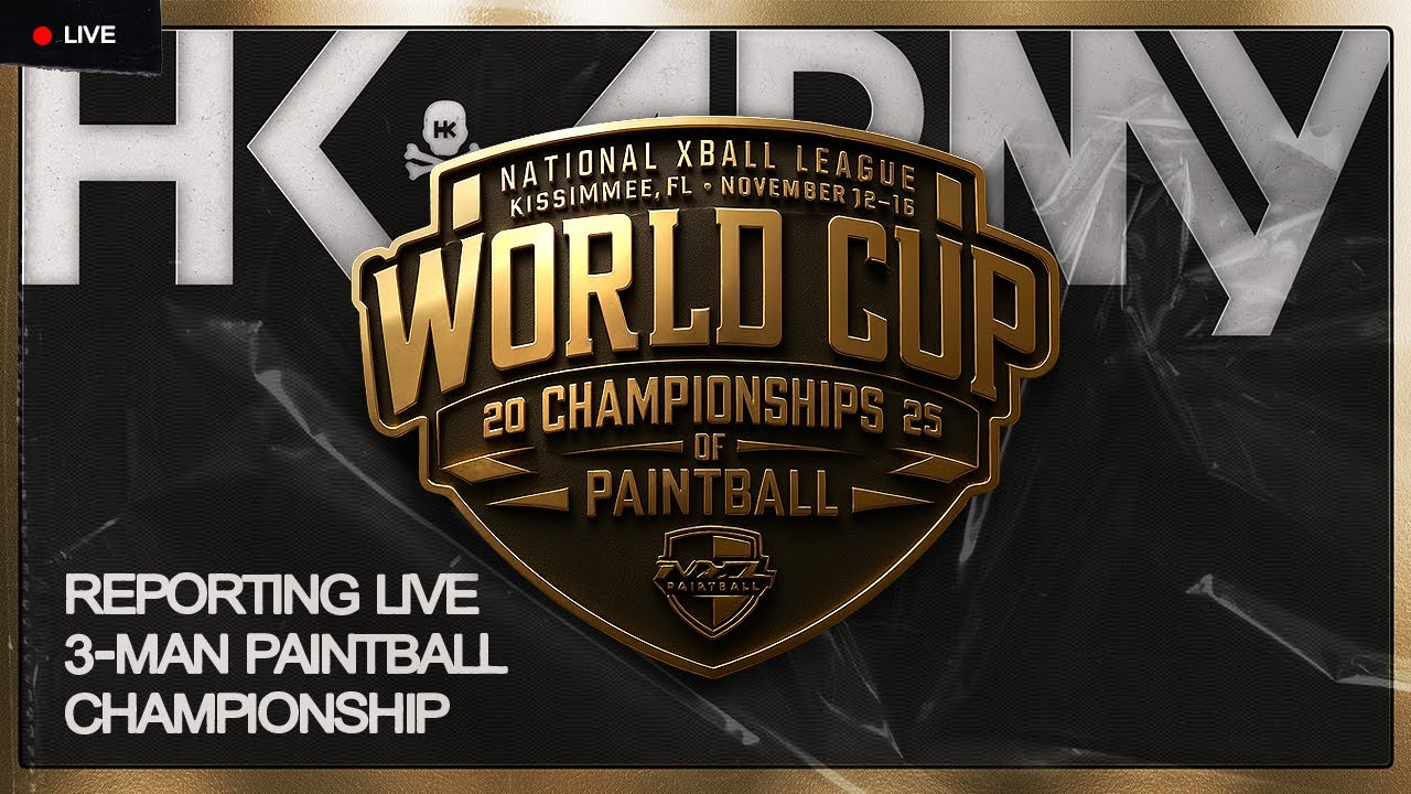 HK Army Live - NXL World Cup Paintball -  3v3 Championship - Nov 12 2025