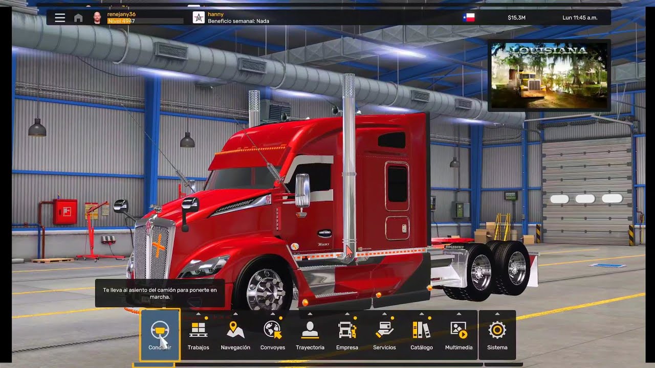 JUGANDO DESDE GFORNOW AMERICAN TRUCK SIMULATOR KENWORTH T680 NEXT GENT 