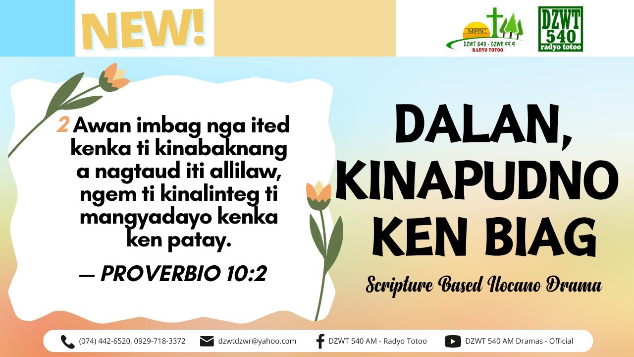 Dalan, Kinapudno ken Biag - January 24, 2026 #DZWTDramasOfficial