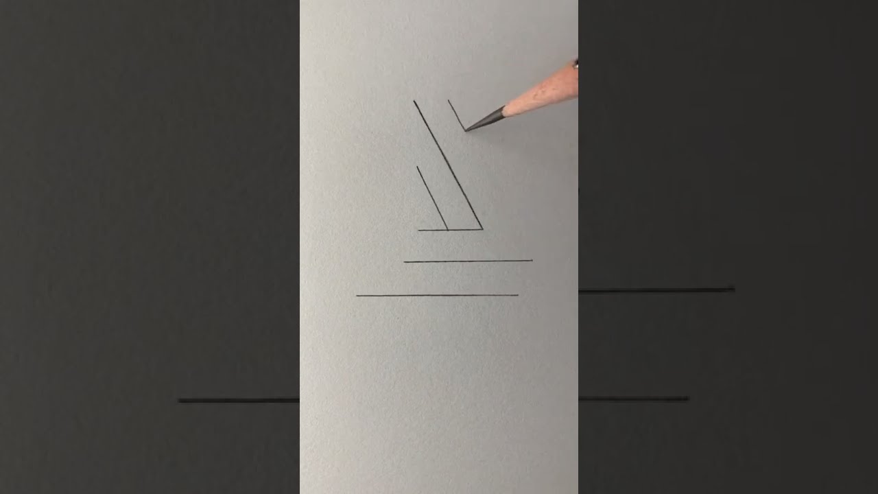 Tri&aacute;ngulo lineas rectas