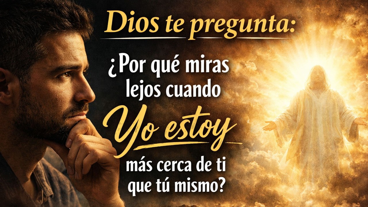 “Dios Te Pregunta ¿Por Qué Buscas Lejos Si Estoy Más Cerca De Ti Que Tú Mismo”