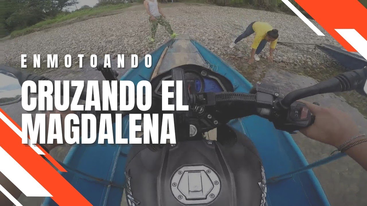 Cruzando en Canoa de Villa Vieja a Aipe I Pulsar NS 200 I Ruta 45 al Sur de Colombia E10