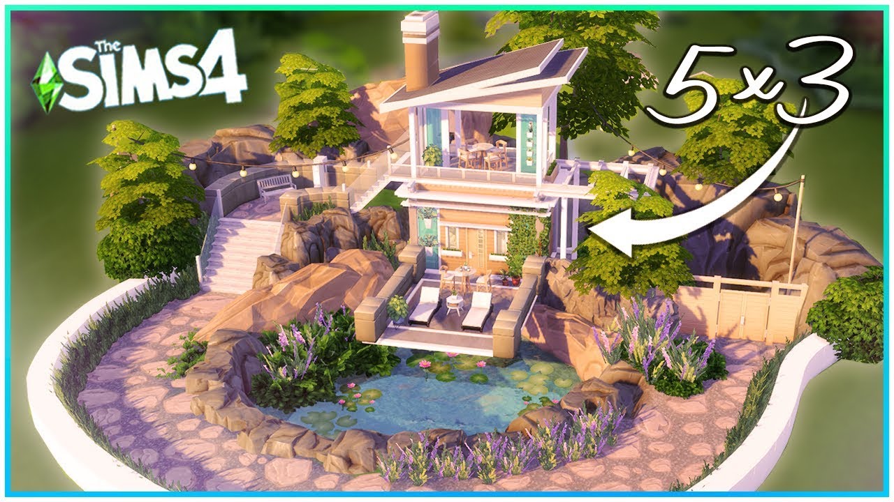 Tiny 5x3 House: Sims 4 Tiny Living - Sims 4 Speed Build | Kate Emerald