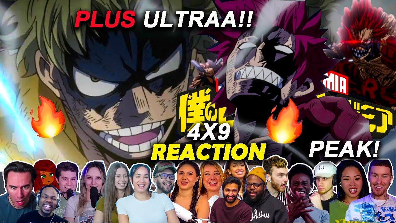 RED RIOT PLUS ULTRAA!!🔥😲 Реакция на эпизод 4x9 «Red Riot & Fat Gum» из сериала «Моя геройская ака...