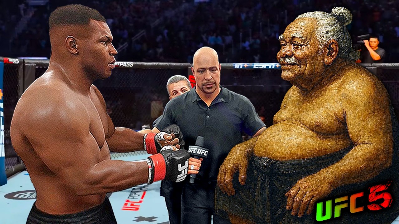Майк Тайсон против Старого Мудреца (EA Sports UFC 5)