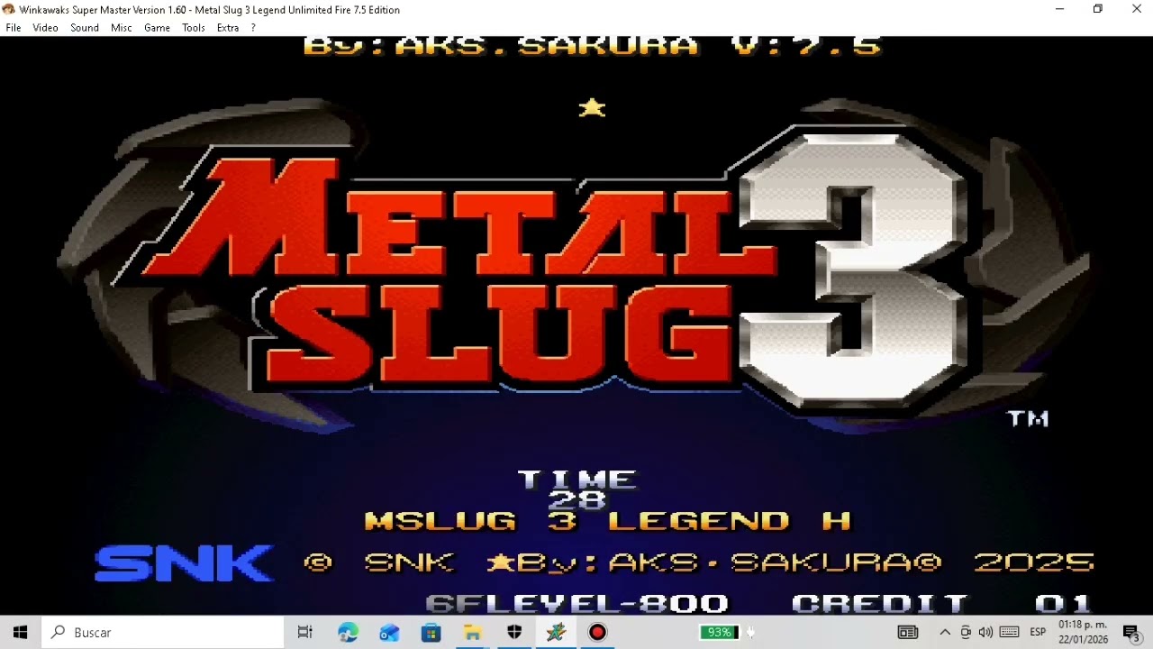 (Winkawaks Plus 1.60) Colección Hacks Metal Slug Legend