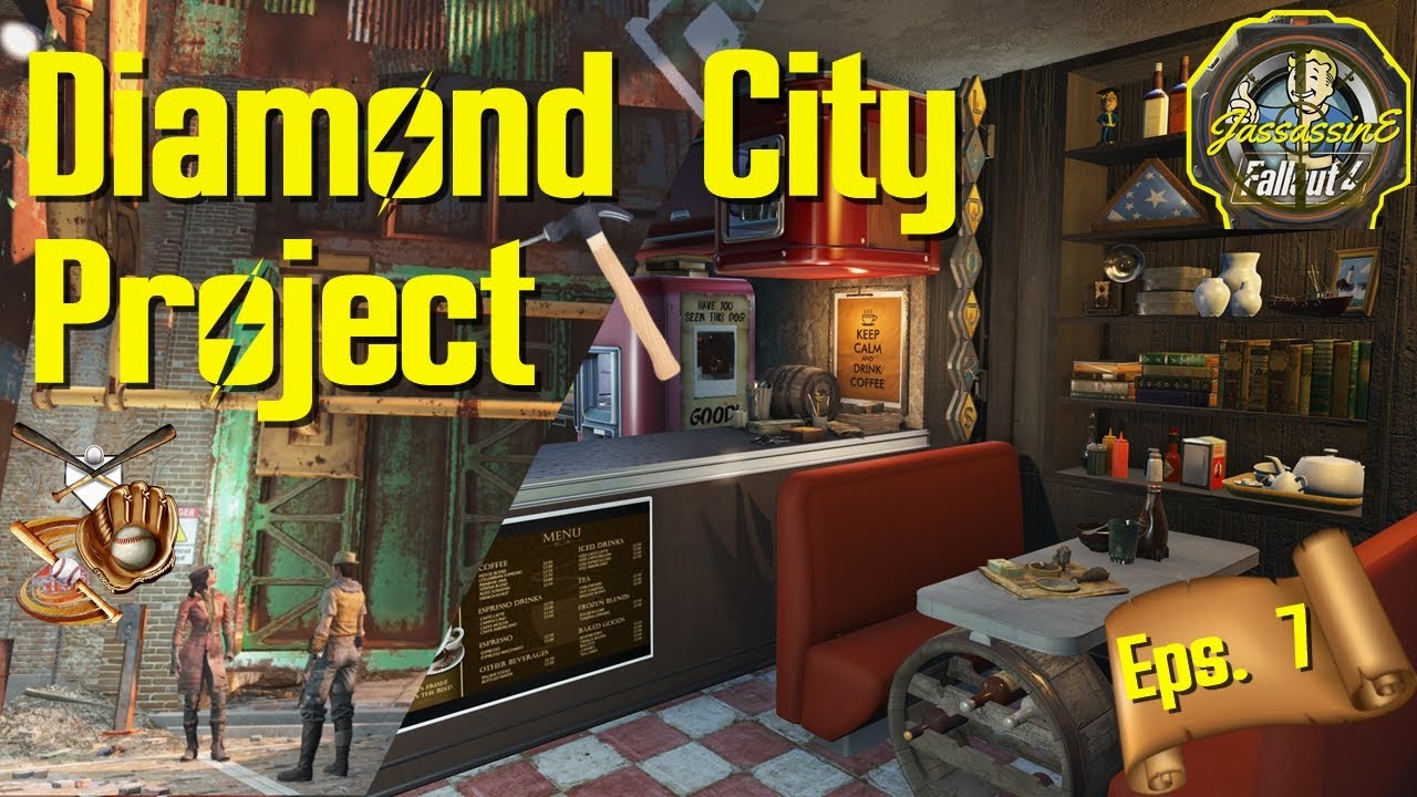 Fallout 4 - Diamond City Project Eps 7 - Realistic Kitchen Clutter