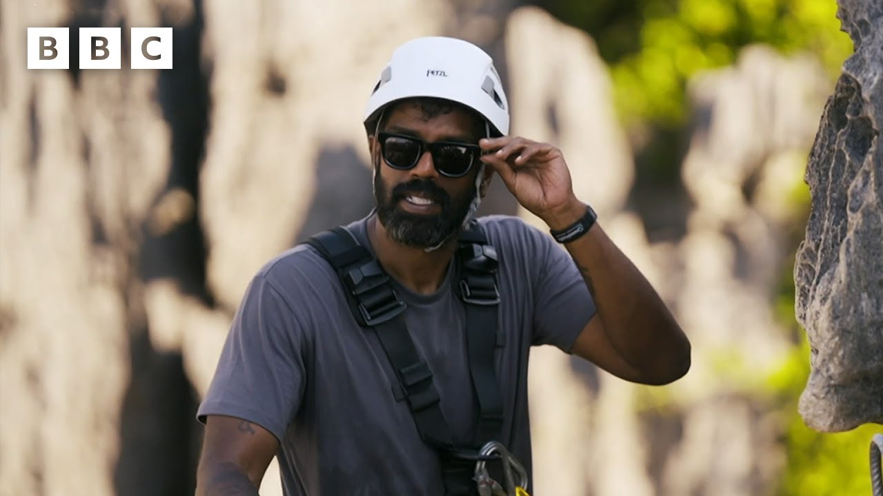 Exploring the spectacular Great Tsingy in Madagascar | The Misadventures of Romesh Ranganathan - BBC