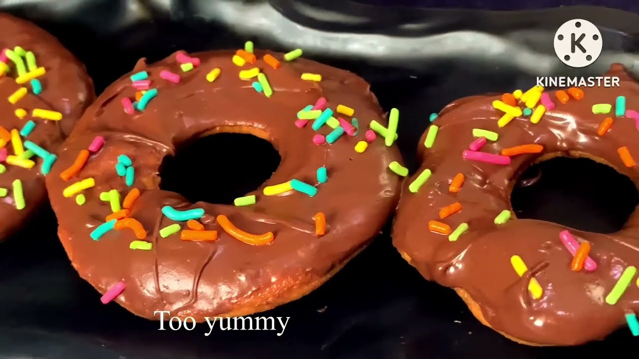 Wheat Donuts |healthy donuts ||chocolate donut recipe |super easy and children favourite donuts