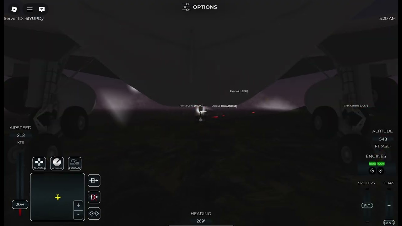 American Airlines Airbus A330 from Lanarca to Paphos in Project Flight.