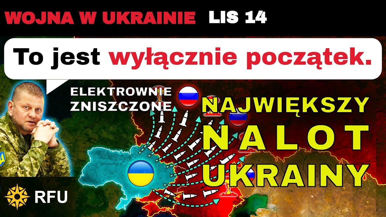 14 LIS: Ukraina wystrzeliwuje rakiety: W całej Rosji płoną elektrownie. | RFU News
