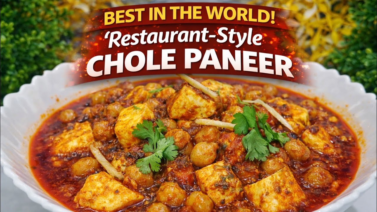 Best  Sahi Chole Paneer Mashala | Chole Recipe with paneer | paneer recipe By  ChefYR 