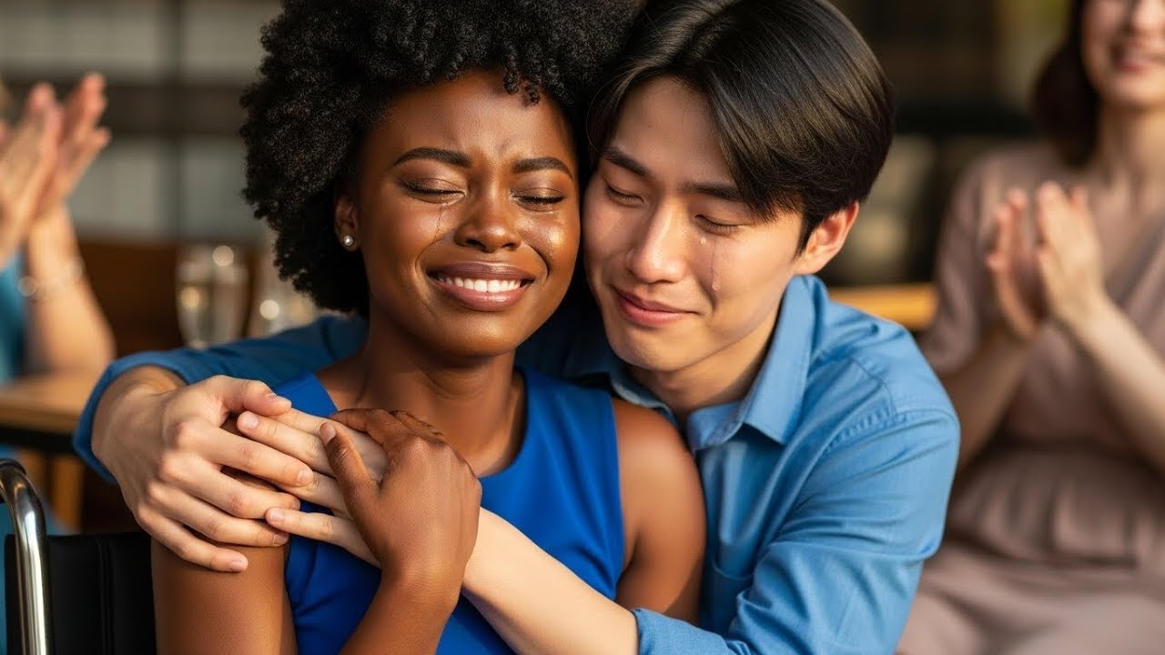 Korean Man Saw His Black Girlfriend In Wheelchair After Accident—He Never Left Her Side