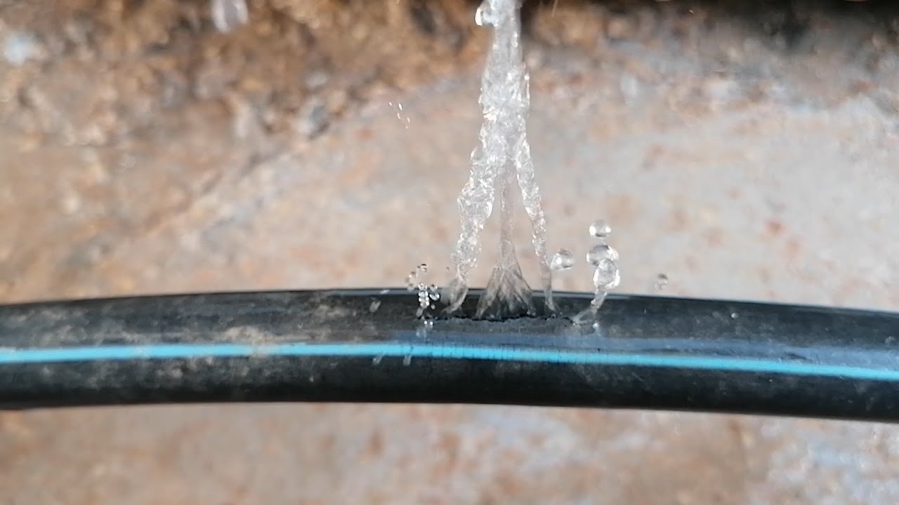 HOW TO REPAIR POLYETHYLENE PIPE (DIY)