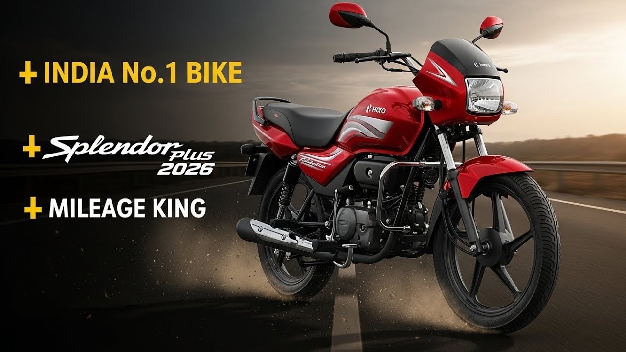Hero Splendor Plus 2026 – India’s No.1 Mileage King is Back! 🇮🇳🔥