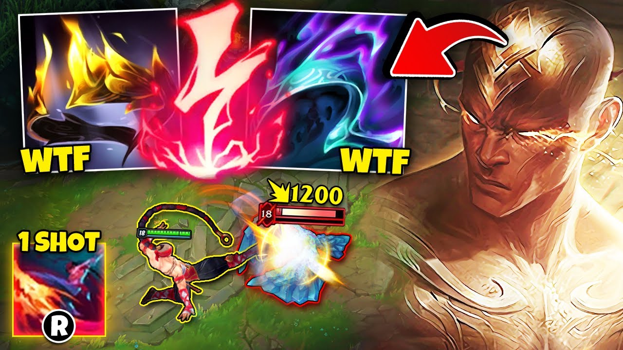 Lee Sin but I'm Full Lethality and kill you instantly (R 1 SHOTS)