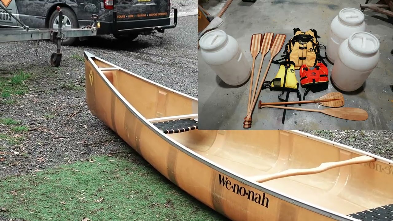 Canoe Hire Kangaroo Valley NSW Australia - Valley Outdoors Ultralight 3-Seater Canoe