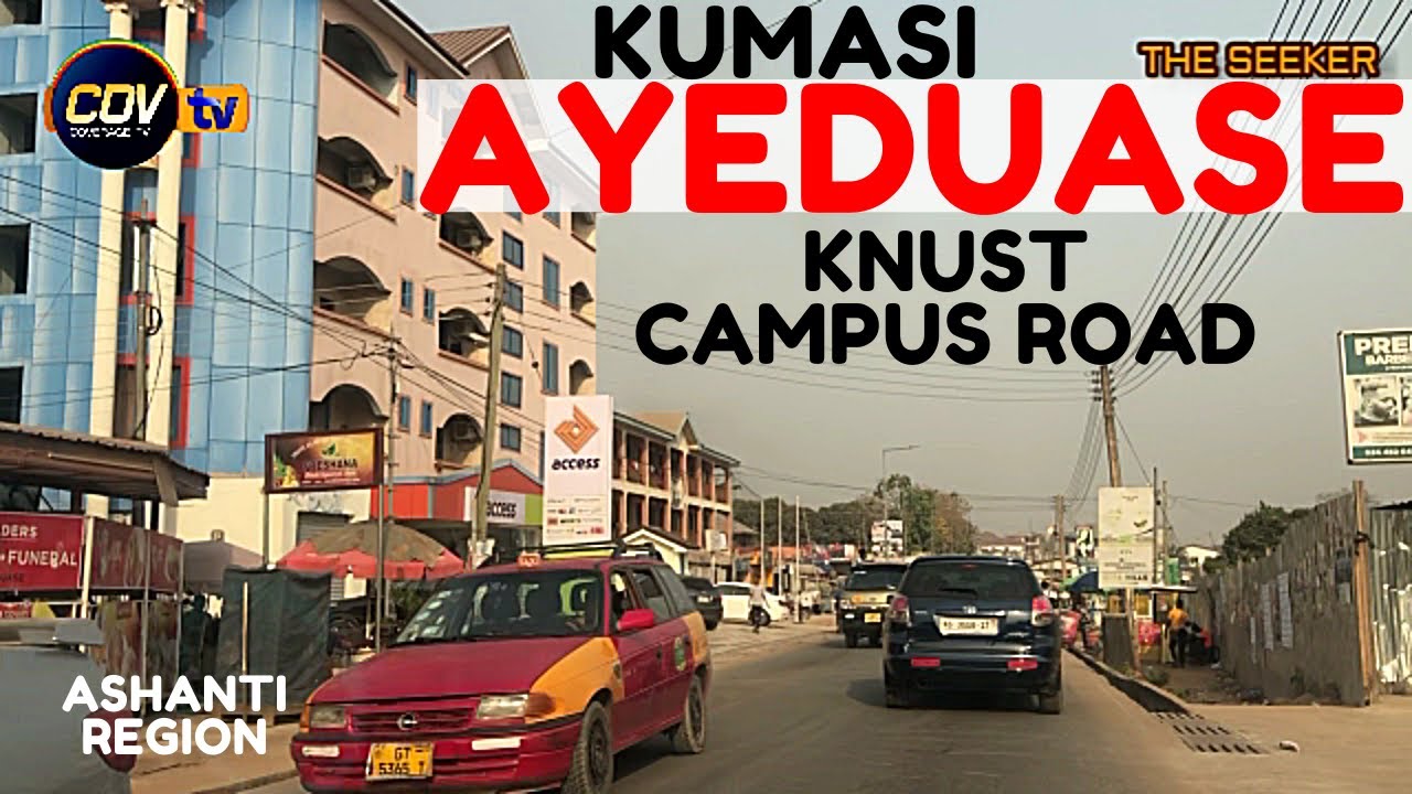 Kumasi - Ayeduase via KNUST Campus road drive, Ghana: Enjoy the ride with the Seeker Ghana