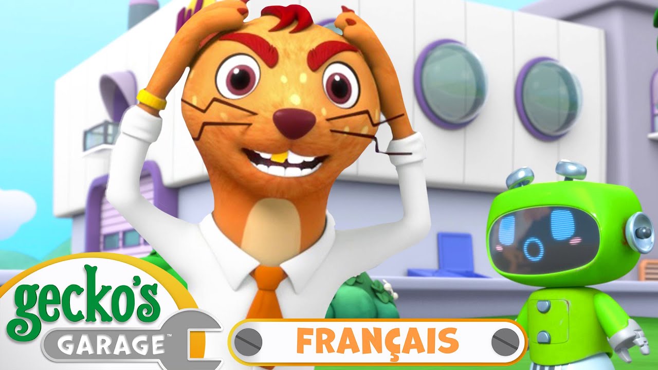Catastrophe causée par une belette | Le Garage de Gecko｜Camions pour enfants
