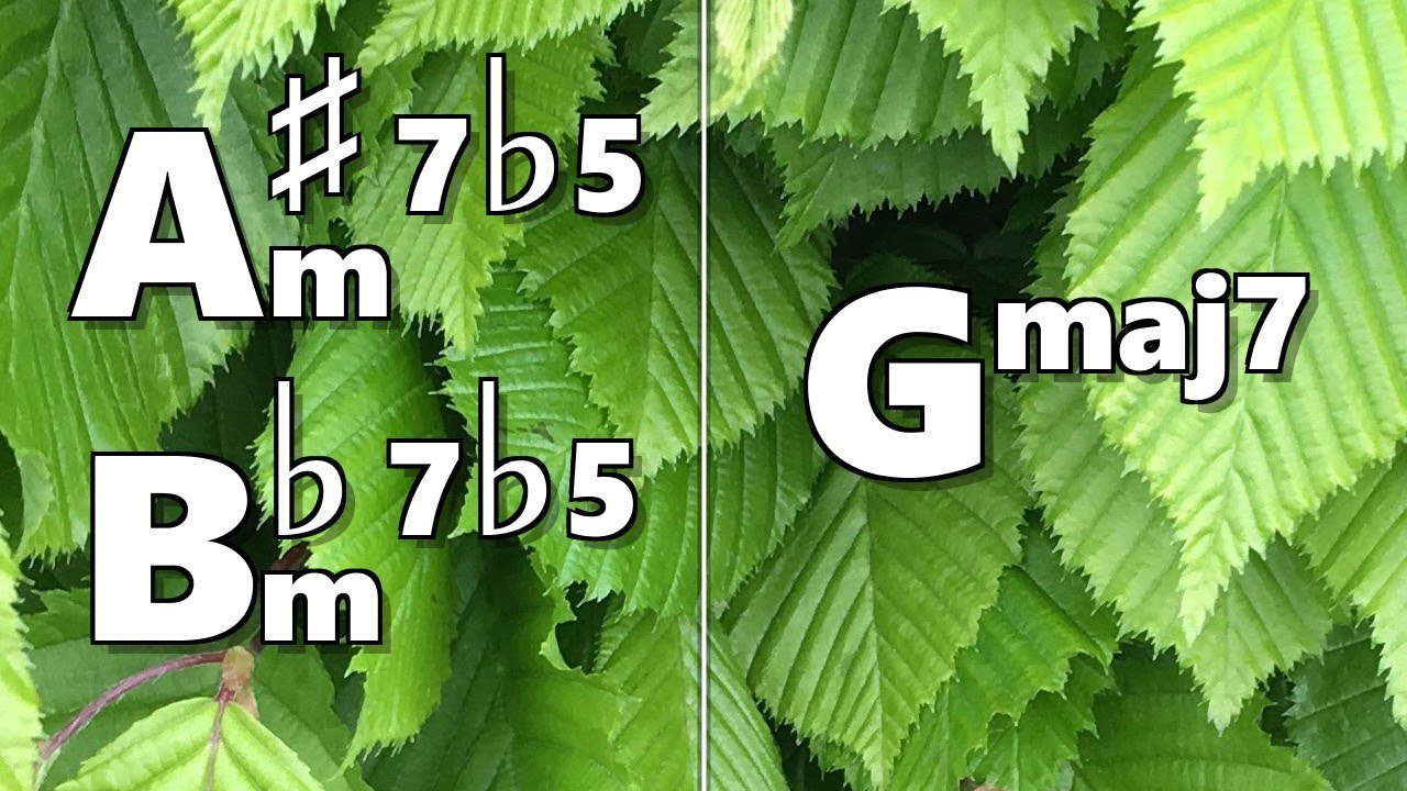 Bbm7b5 (A#7b5) to Gmaj7 Backing Track