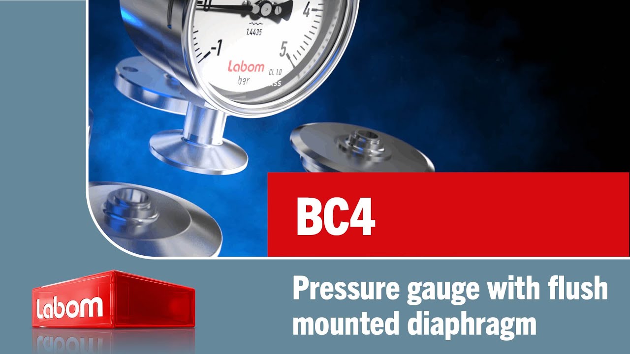 Labom BC4 - Pressure gauge with flush mounted diaphragm