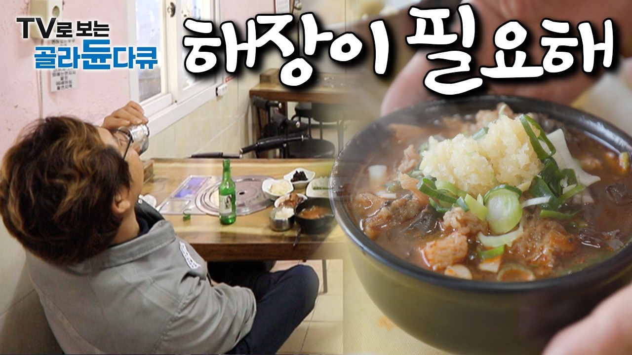 해장하다 결국 또 해장술 곁들이게 만드는, 전국 진또배기 해장국 맛집 모아보기｜#골라듄다큐