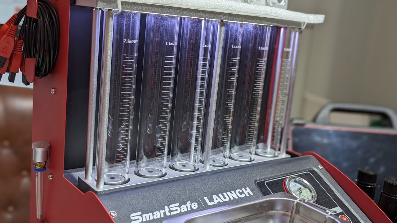 How to use the Launch CNC-603A Fuel Injector Cleaning Machine? SmartSafe CNC 604A Demo