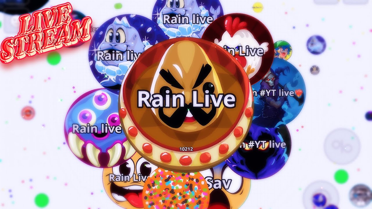 Rain Agario live stream