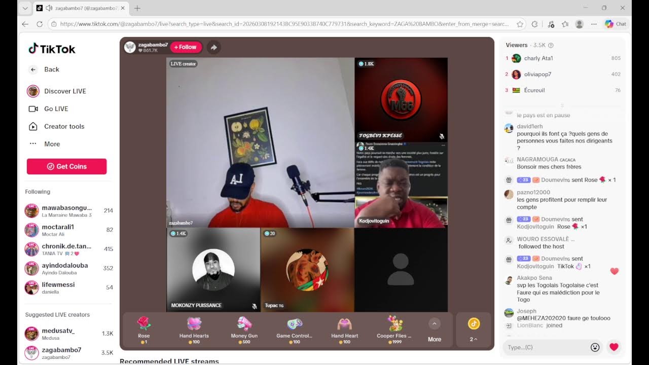 ZAGA BAMBO EN LIVE AVEC LE M66!