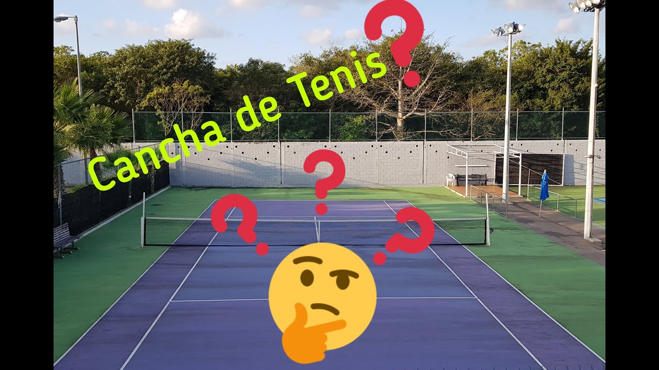 PISTA DE TENIS 2021 | MEDIDAS | LINEAS | AREAS | RED | CANCHA DE TENIS 2021 | Playa del Carmen 2K21
