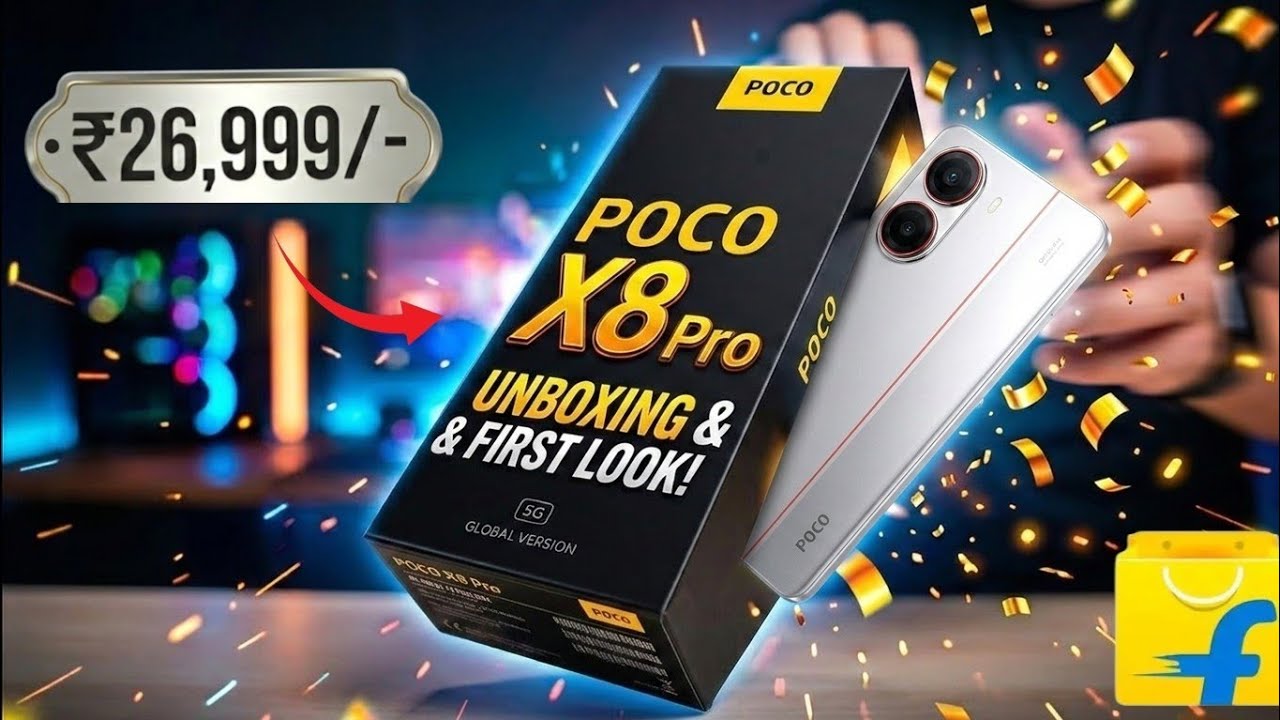 POCO X8 Pro Unboxing Specifications & Intial Impressions 🚀🚀🔥🔥🔥 #pocox8pro 