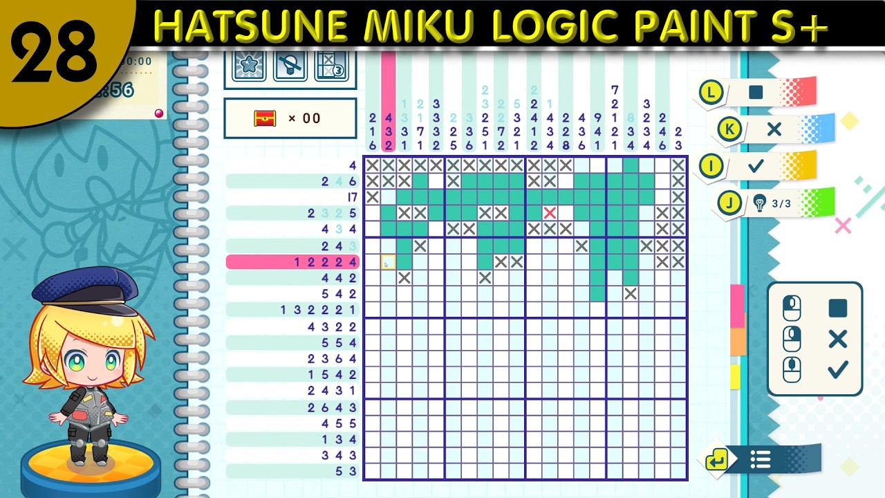 (28) HATSUNE MIKU LOGIC PAINT S+ = Gameplay 4K 60 FPS