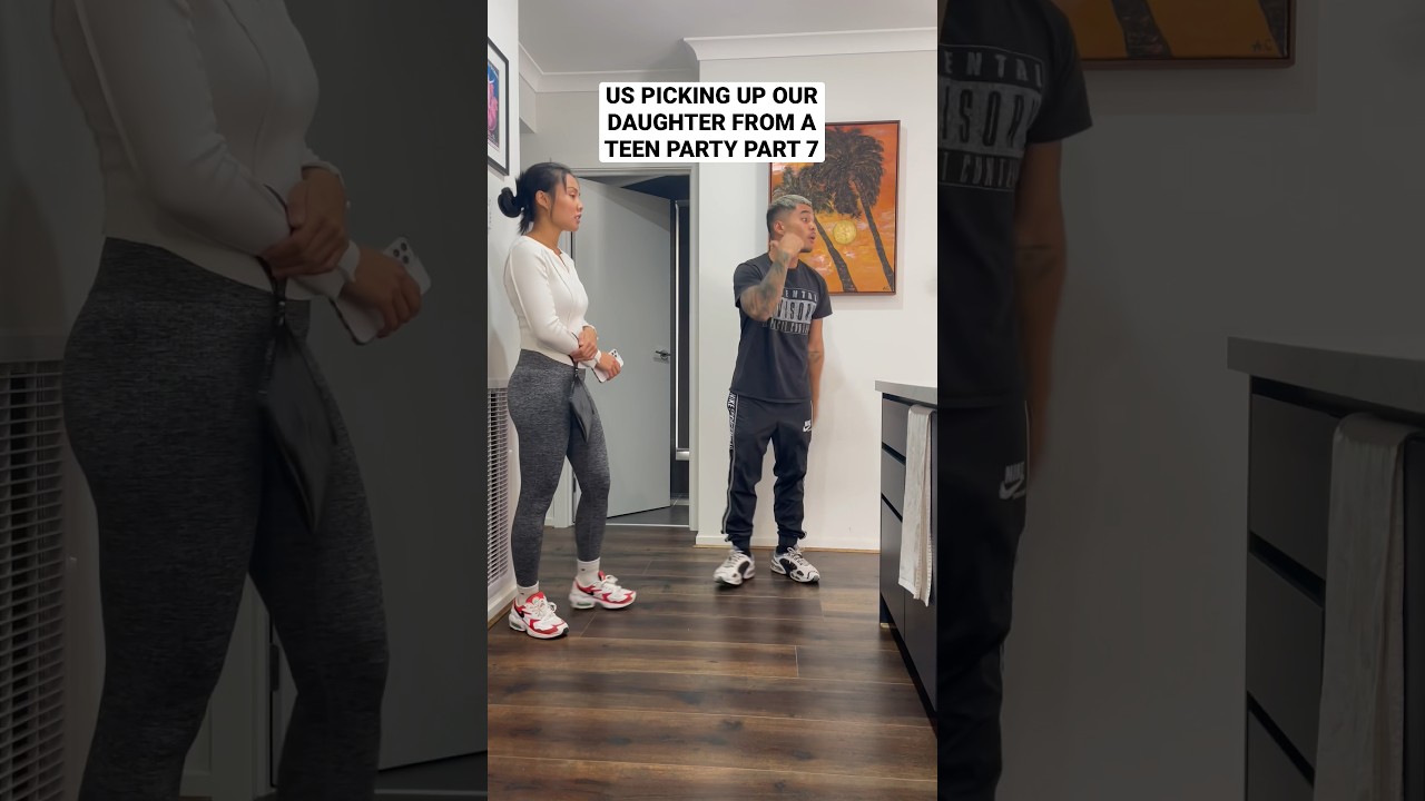 Us picking up our daughter from a teen party part 7..