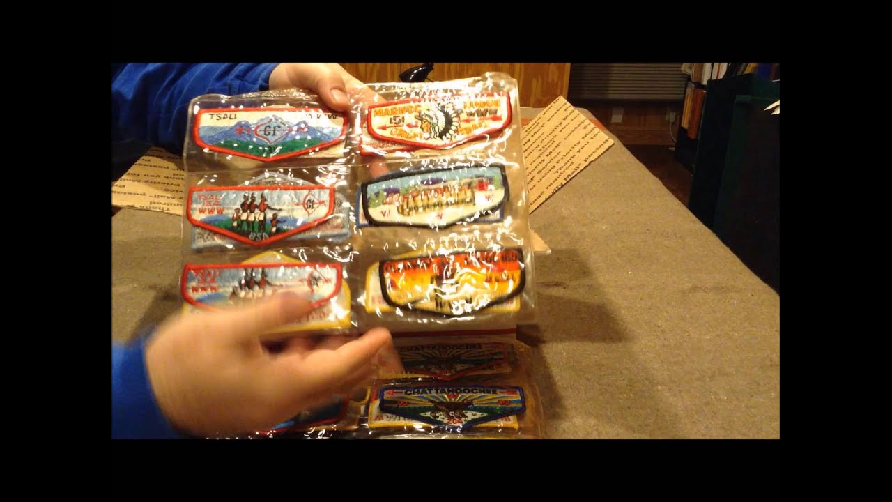 Boy Scout Order of the Arrow Flap Collecting Unboxing