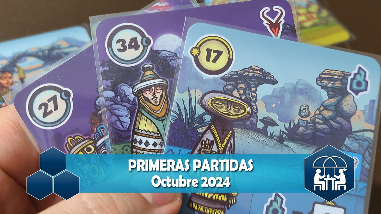 Primeras Partidas - OCTUBRE 2024 - Los JUEGOS DE MESA jugados por 1era vez 🎲