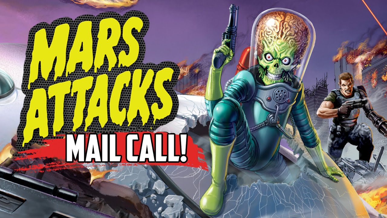 Mail Call! My Art for the Mars Attacks Uprising Card Set