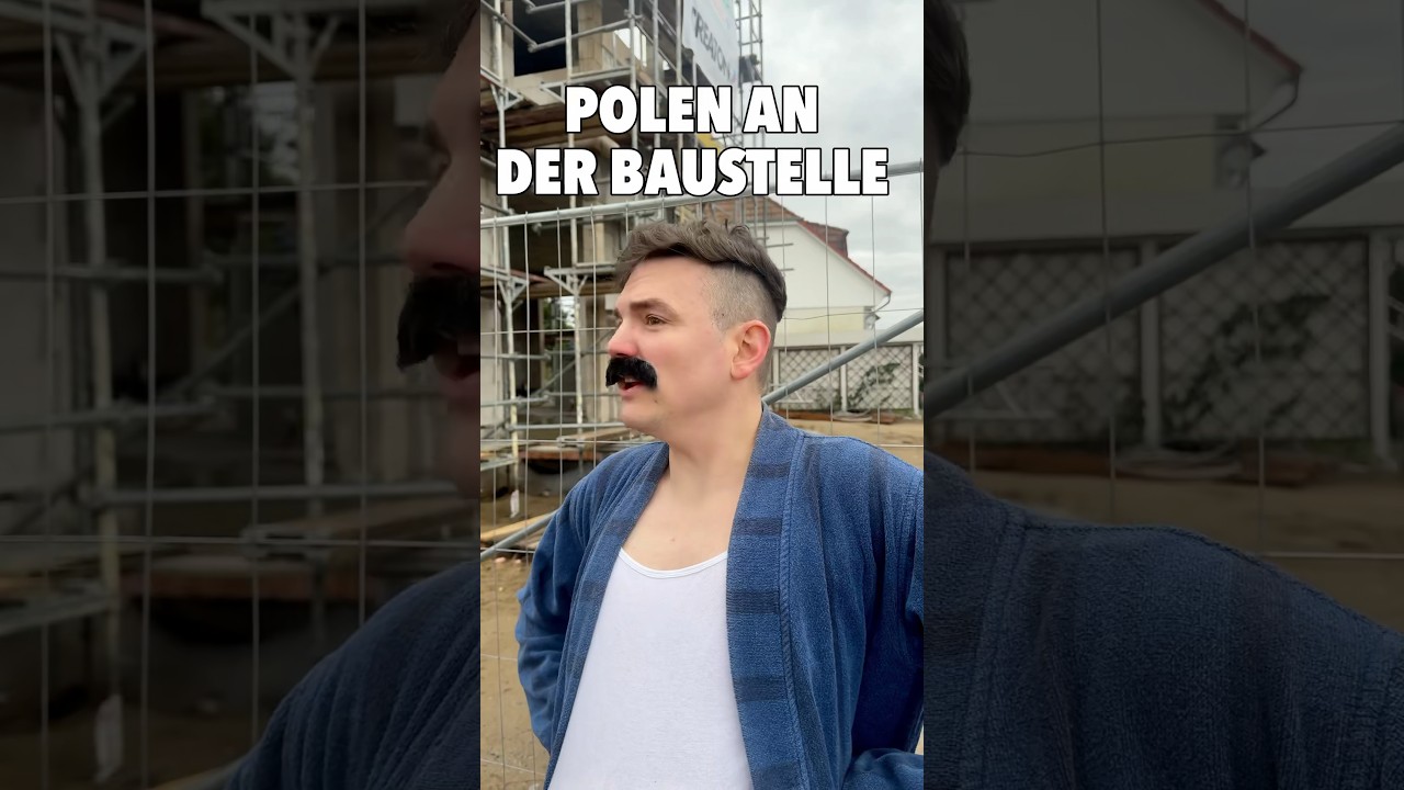 Die vier Superpolen bei Arbeit 😂 #lustig #polen #baustelle #deutschpolnisch #ostblock #reel