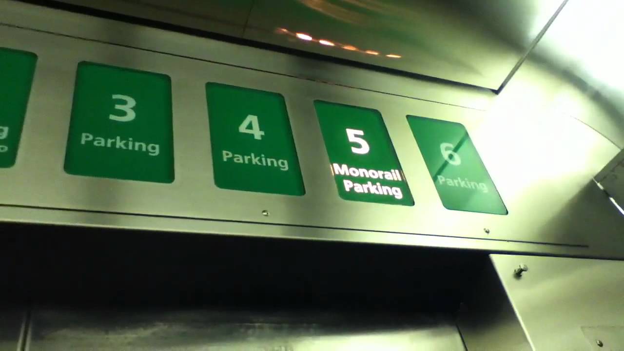 Elevators at the Tampa international airport long term park