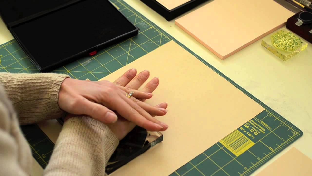 How to Stamp with a XL Stamp Pad