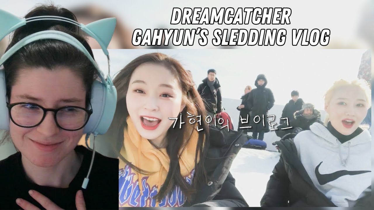 Watching Gahyun's Adorable Sledding Vlog with Siyeon!