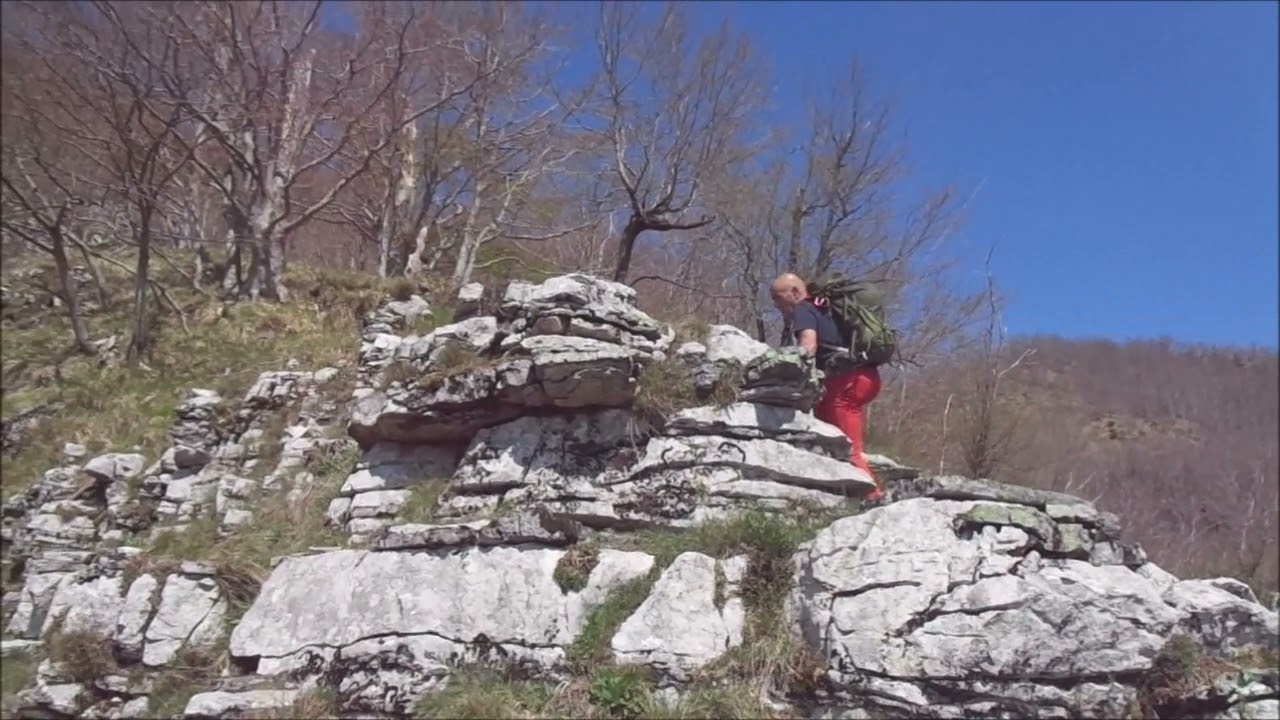 Balzo Nero dal Valico di Pierone   25 Aprile 2021