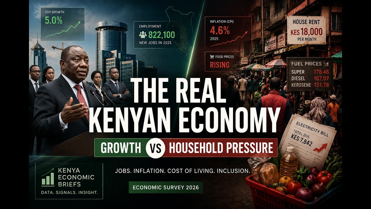 The Real Kenyan Economy (2026) | Growth vs Household Pressure Explained
